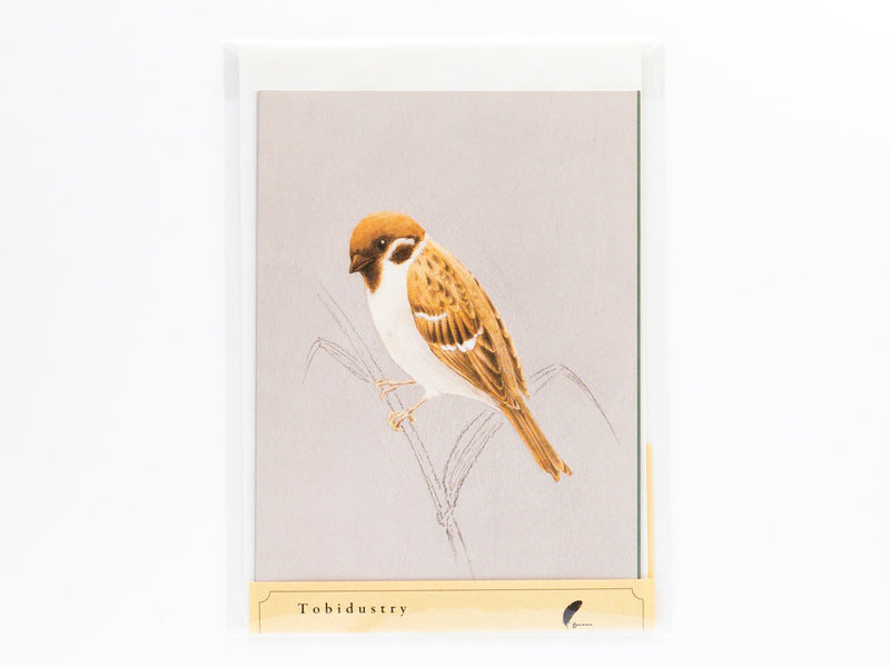 Pop-up card - Tobidustry, Tree Sparrow-
