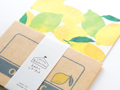 Washi letter set -fresh vegetable -lemon-