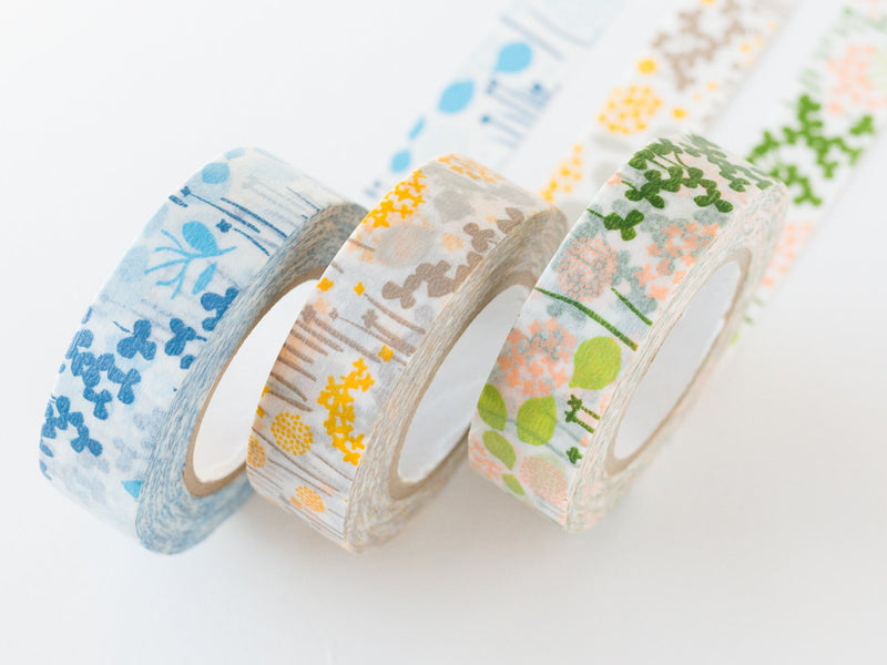 classiky washi tape -little garden / 3rolls /