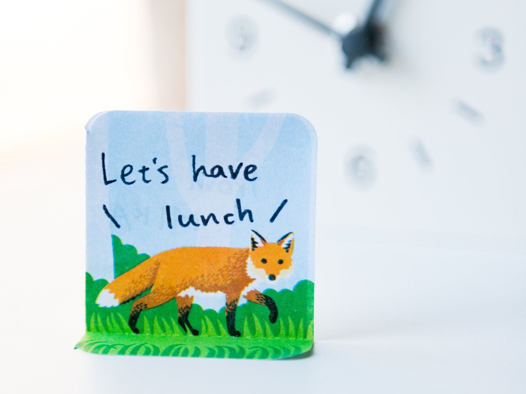 Fox Sticky Notes Standing Sticky Notes -fox- – Fantastic Japan