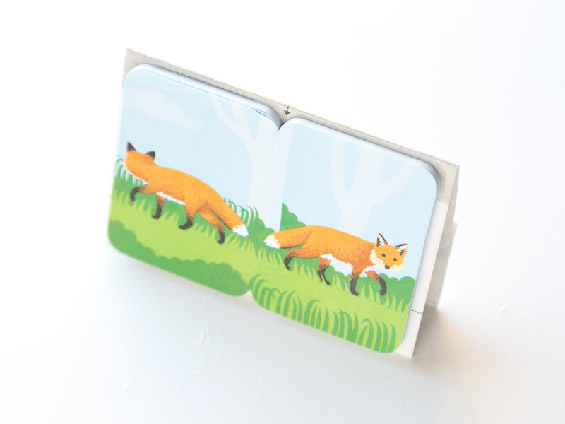 Fox Sticky Notes Standing Sticky Notes -fox- – Fantastic Japan