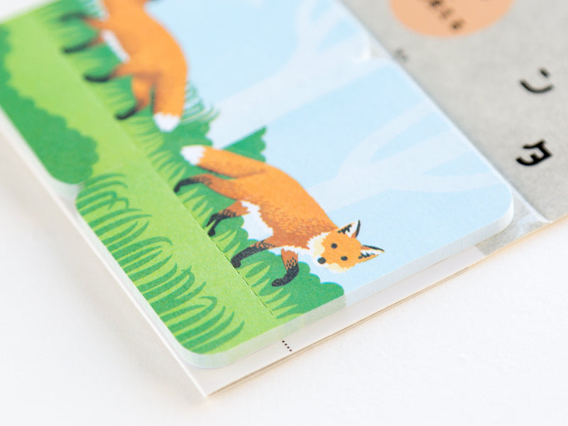 Fox Sticky Notes Standing Sticky Notes -fox- – Fantastic Japan