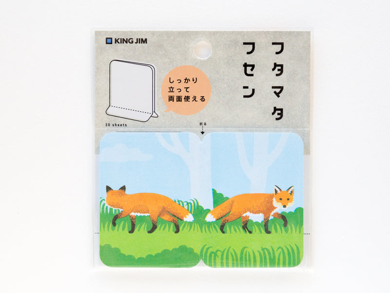 Fox Sticky Notes Standing Sticky Notes -fox- – Fantastic Japan