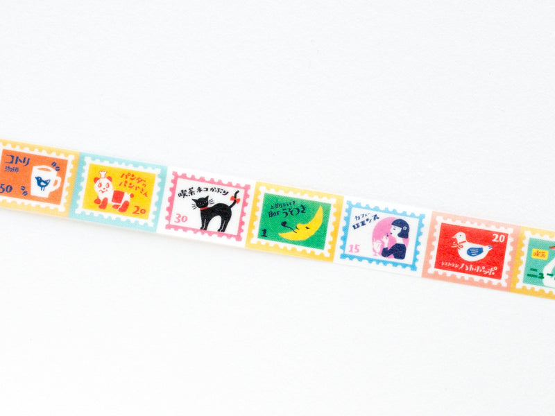 Washi Tape -retro postage stamps-