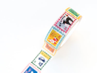 Washi Tape -retro postage stamps-