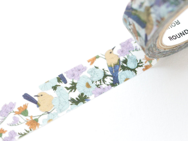 Masking Tape -birds and flowers-