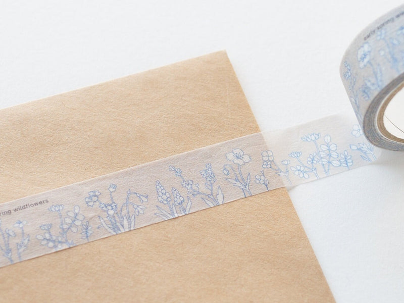 Hutte Paper Works Masking Tape  -wild flowers-