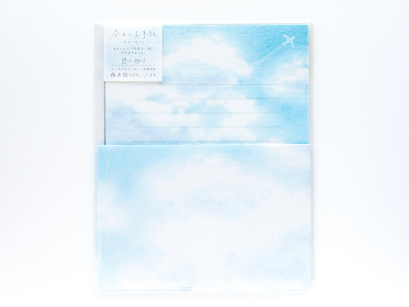 Washi letter set -clear sky-