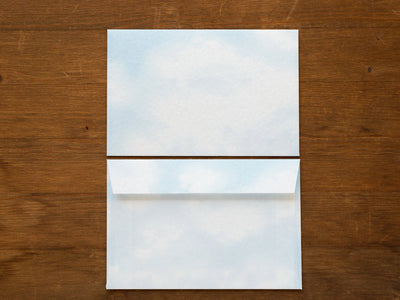 Washi letter set -clear sky-