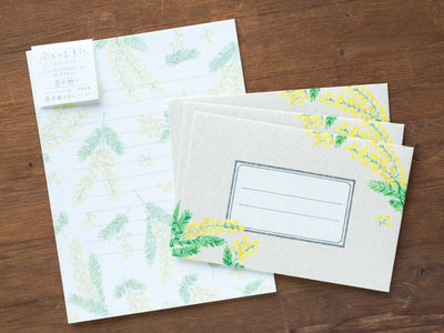 Washi letter set -mimosa-