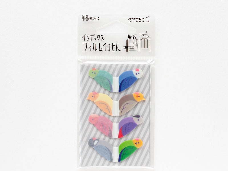 Film Index Sticky notes  -colorful birds-