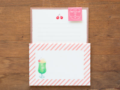 Washi letter set -cream soda-