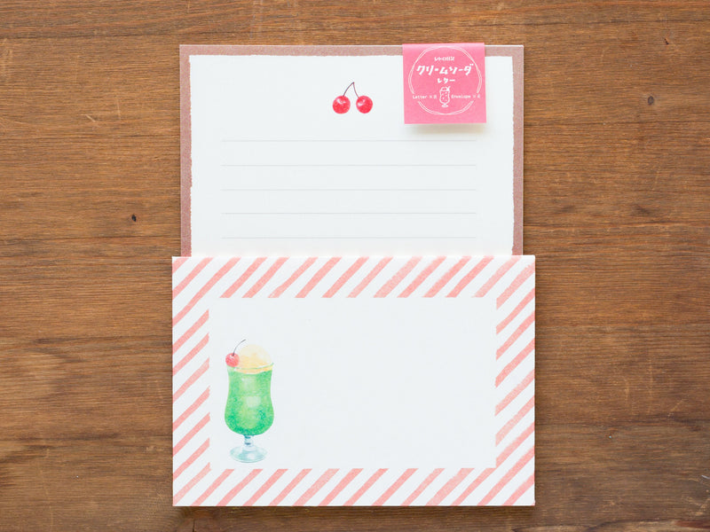 Washi letter set -cream soda-