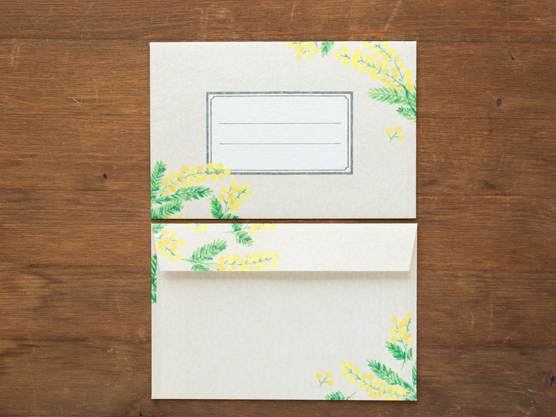 Washi letter set -mimosa-
