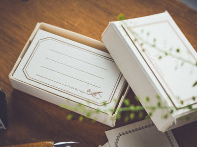LetterPress FRAME card box Bronze -6 designs, 30pcs-