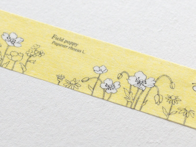 Hütte Paper Works Washi Tape -field poppy-