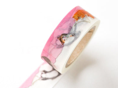 Masking Tape -cats on white paper-