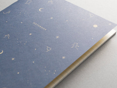 A5 size notebook -Night sky-