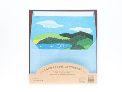 Letter set -Land scape "lake"-