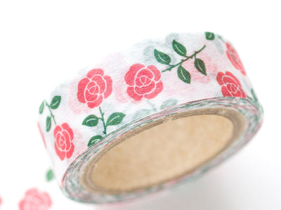 Masking Tape -mois et fleurs "rose"-
