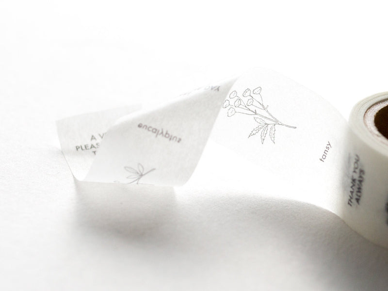 Hütte Paper Works Washi Tape -wild flowers-