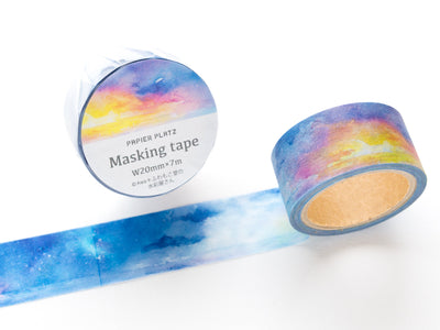 Masking Tape -morning to night linked sky-