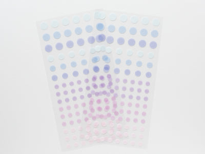 Circle dots Washi sticker 2 sheets  -lilac-