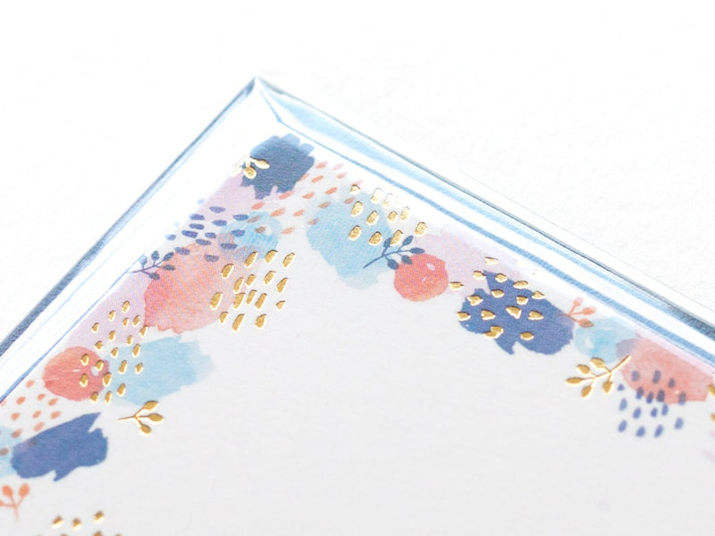 mini message card set -paint pattern-