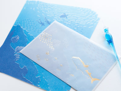 Translucent  Scenery Letter set -Sea-