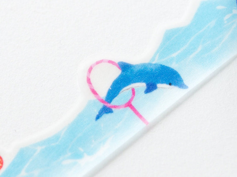Die-cut Masking Tape -dolphin show-