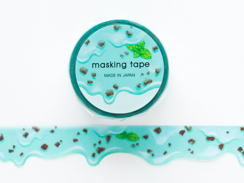 Die-cut Masking Tape -mint chocolate chip-