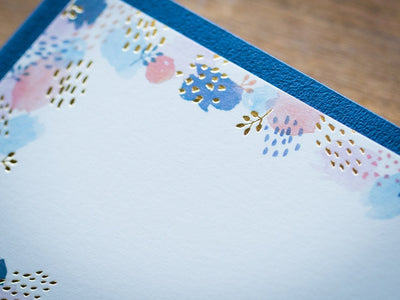 mini message card set -paint pattern-