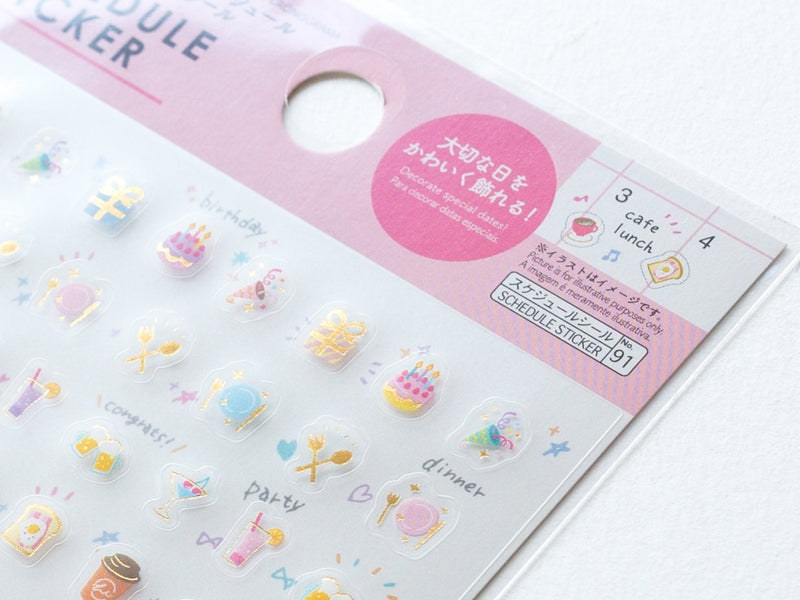 Schedule mini stickers -Girly-