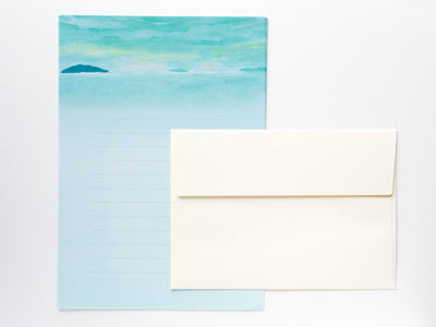 Letter set -Sky and Sea "morning sea"-