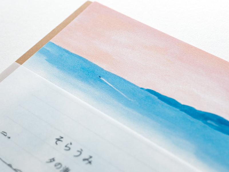 Letter set -Sky and Sea "sunset"-