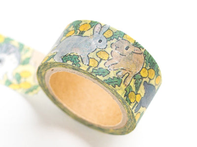 Masking Tape -Dandelions and rabbits-