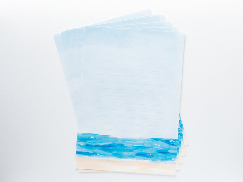 Letter set -Sky and Sea -midday sea-