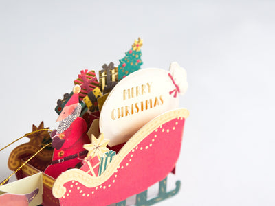 Christmas card "Toy Pop-up card -reindeer-"