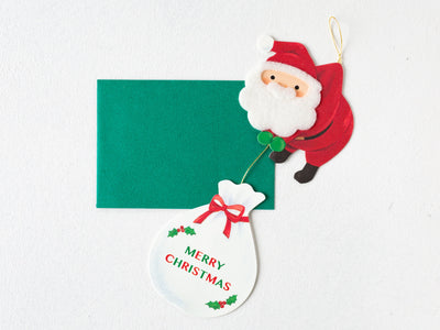 Christmas mini card "Pinched Santa Claus"