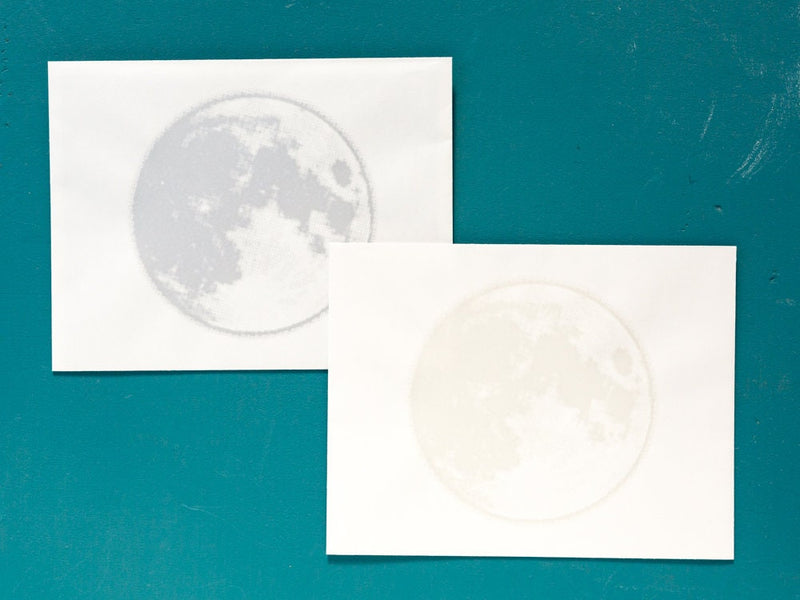 Letter set, watermarked envelopes -Moon-