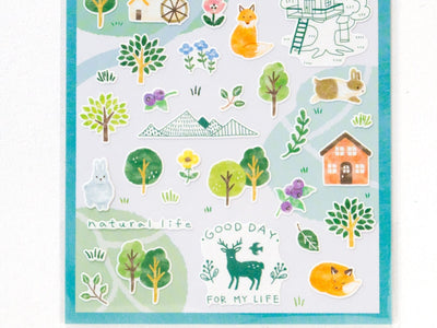 Sticker -Four seasons in the forest "early summer"-