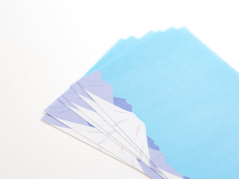Write Paper Only Clear Sky notes -mountains- ※only writing papers, no envelopes attache ...