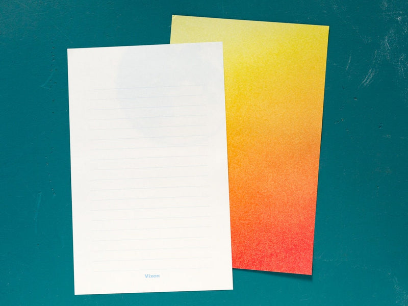Letter set, watermarked envelopes -Moon-