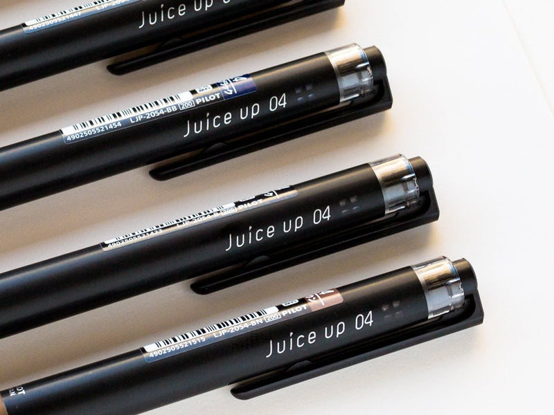 PILOT Juice up Knock Gel Ink Ballpoint Pen 0.4mm, LJP-2054, Black, Brown,  Blue Black, Blue, Light Blue 