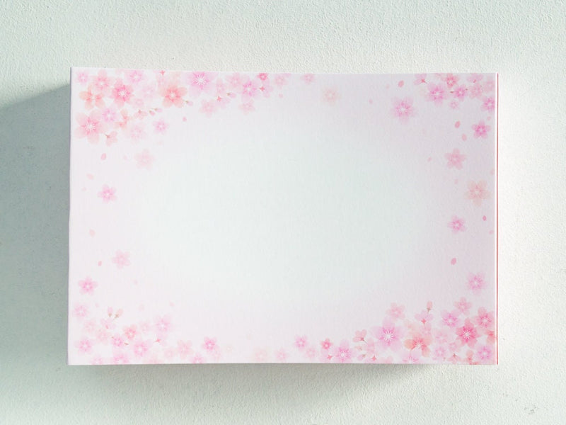 JPop-up Greeting card -Mt. Fuji and cherry blossoms-