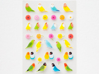 Schedule mini stickers -love birds-