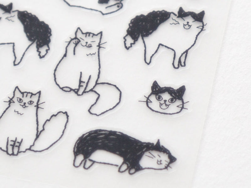 Schedule stickers -talkative cats-