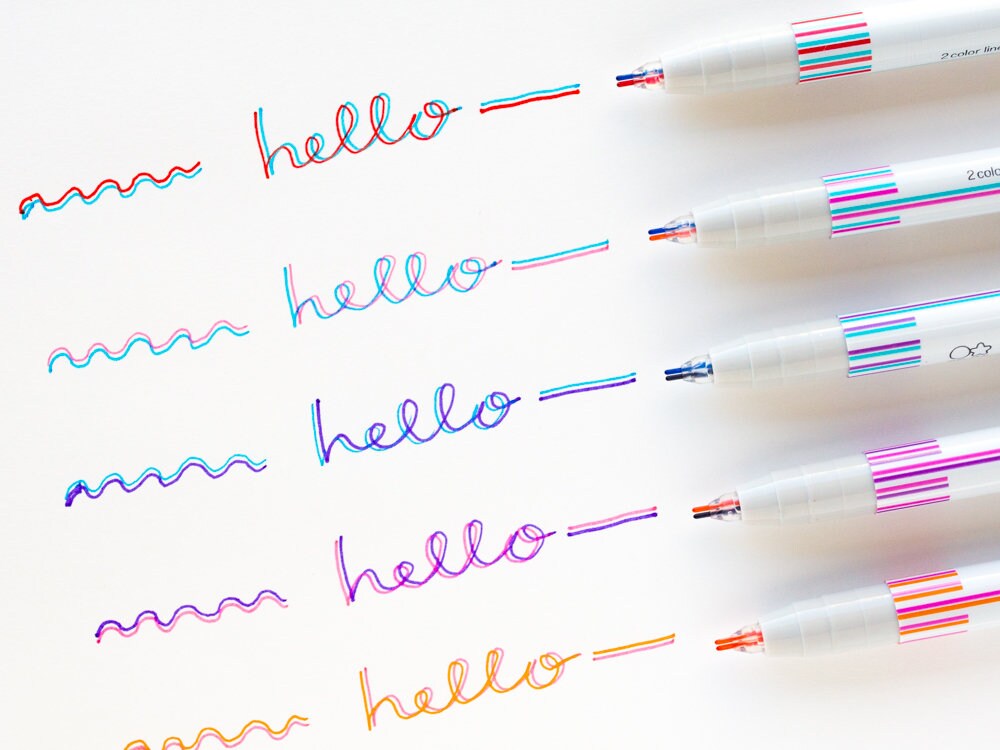 Sun-Star Twiink 2 Color Line Pens