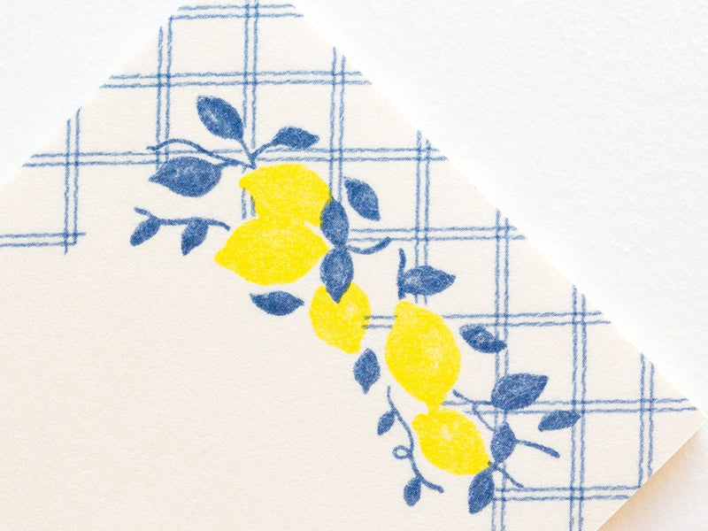 Washi mini letter set -flavor tea lemon-