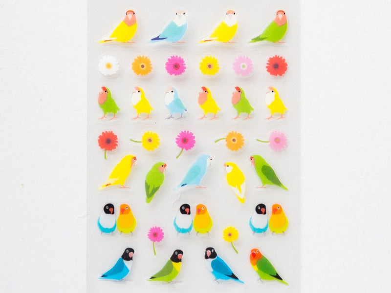 Schedule mini stickers -love birds-